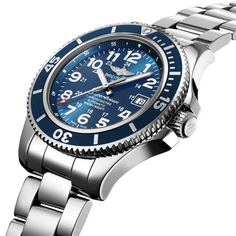 breitling superocean 2 background light bleu|breitling superocean watch price.